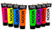 Moon Glow Neon-Haargel, UV-Haarfärbemittel, temporäre auswaschbare Haarfarbe (8er-Set, 20 ml (8er-Pack))
