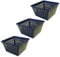 Pisces Pond Square Plant Basket 35 x 35 x 26cm - 3 Pack of Pond Planting Pot