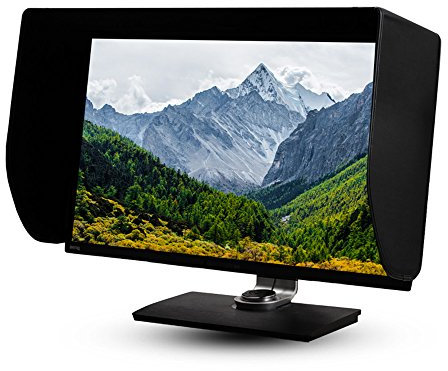 iLooker-32P 31&32 Inch Pro Edition LCD LED Video Monitor Hood Sunshade Sunhood for DELL HP Viewsonic Philips Samsung LG EIZO NEC ASUS Acer BENQ AOC Lenovo, Fits Monitor Frame Width 725-745mm