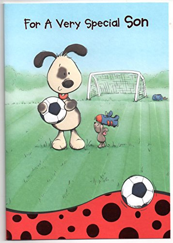 Special Son Geburtstagskarte, Go-Kart, kostenloser 1st Class Post (UK)