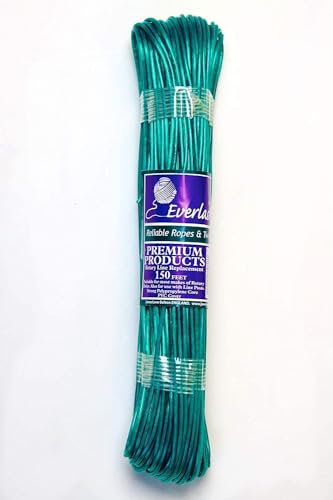 EVERLASTO (45m Green Rotary Replacement Line Clothes/Washing Line 150ft