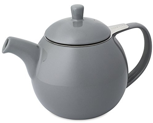 Forlife 519138 Teapot, Ceramic, Gray