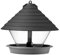 Hammarplast 9325409 Vogelfutterhaus schwarz 27cm Kunststoff, rund, schwarz