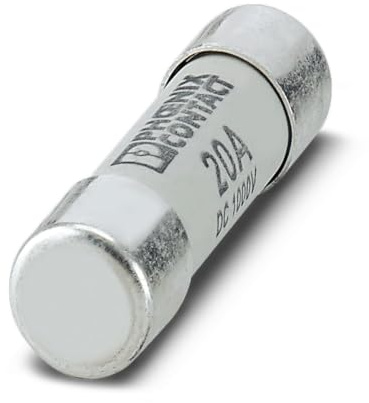 PHOENIX CONTACT FUSE 10,3X38 20A PV Sicherung, 10,3 mm x 38 mm, bis 1000 V DC, 20A gPV Charakteristik, 10 Stück