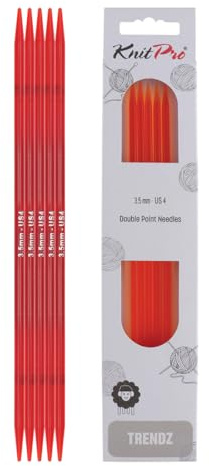KnitPro Trendz Double Pointed Needles 6 (15cm) | 3.50mm