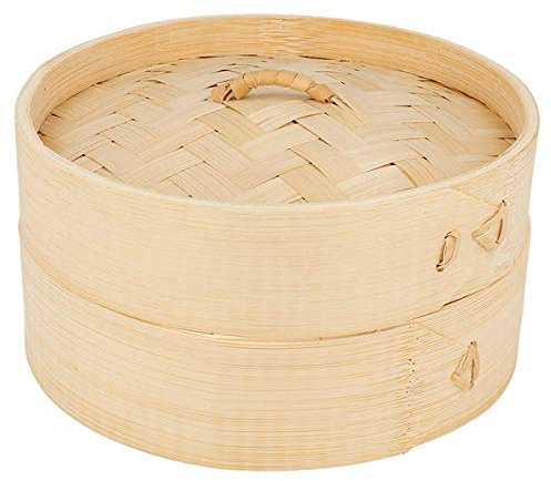 García de Pou Récipients Mini Dim-Sum 15 x 8 cm Naturel Bambou