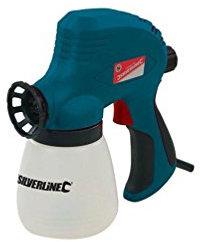 Silverline 387825 Pistolet pulvérisateur 110 W, 110 V, Blue