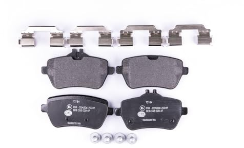 HELLA 8DB 355 020-471 Bremsbeläge - für Verschleißwarnanzeige vorbereitet