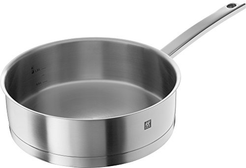 ZWILLING Prime Pentola per Brasato Chistera, Acciaio Inossidabile, 24 cm