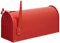 ARREGUI Mail D-USA/R Individueller Briefkasten aus Stahl im amerikanischen Stil, Rot, Größe L (C4-Zietfschriften und Umschläge) -22 x 48 x 17 cm