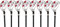 Senior Damen Golf Clubs Hybrid Set 55 + Jahren Damen Rechte Hand majek Lady Full True Hybrid komplett Rescue Set Die mit: # 3, 4, 5, 6, 7, 8, 9, PW. Lady Flex Rechtshänder Neue, einfache Übergroße OS L Utility Lady Flex Club