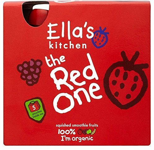 Ella's Kitchen the Red One Organic Squished Smoothie Fruits (5x90g) - Pack of 6