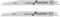 Bosch Professional Coffret de 2 lame de scie sabre S 3456 XF Progressor for Wood and Metal (longueur 200 mm, accessoires pour scie sabre)