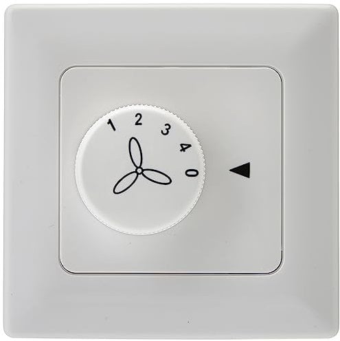 Westinghouse 7880040 Ventilatore Solo Comando a Parete, Plastica, Bianco
