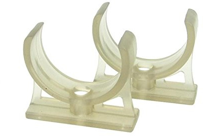 Alphacool 15512 Cape Coolplex Halterung aus Plexiglas 2X Stück 50mm Wasserkühlung Ausgleichsbehälter