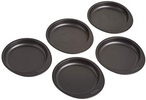 Wilton 2105-0112 Cake Pan Easy Layers, Backform, Stahl, 15,2 cm, anthrazit, 5 Einheiten
