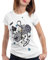 style3 16-Bit Controller T-Shirt Damen SNES NES Kart Yoshi Luigi Mario, Farbe:Weiß, Größe:S