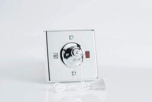 Varilight - 45 Amp Pull Cord Chrome Effect Finish - YPSC45