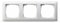 Gira Rahmen 021303 3fach Standard 55 reinweiss