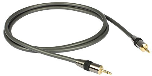 Goldkabel Profi Audiokabel 3,5mm Klinke > 3,5mm Klinke 1m High End