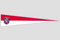 Wimpel Hessen Langwimpel Flagge 30x150cm