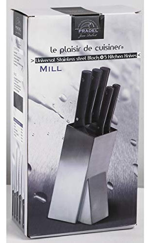 Bloc Universel 5 Couteaux de Cuisine Mill Chef