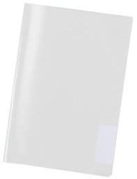 Hefthülle/HeftschonerTransparent (A6/10,5 x 14,8 cm) Extrastarke Folie