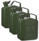 Oxid7® – Jerricane en métal – pour Essence et Diesel – 5 litres – Vert Olive – Conception testée – Certification Un