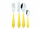 Guzzini Set 24 Posate Gocce Giallo