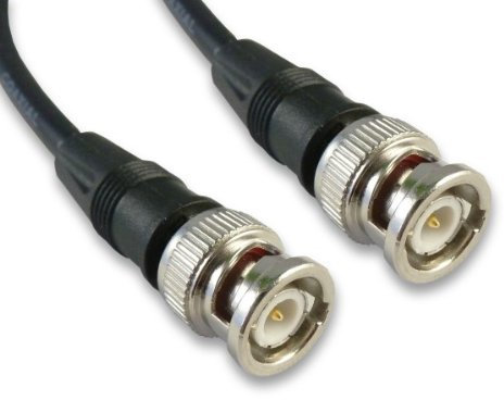 0.5 Metre BNC to BNC Cable - / 75ohms Coax Cable /Video, CCTV etc / 1/2 Metre BY CABLES 4 ALL