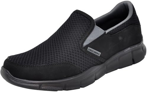 Skechers mens Equalizer Persistent Ballet Flat, Black, 40