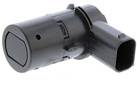VEMO Einparkhilfe Parksensor gewinkelt passend für PEUGEOT 307 (3A/C) 607 (9D, 9U) für CITROËN C5 I (DC) schwarz Hinten V22-72-0102