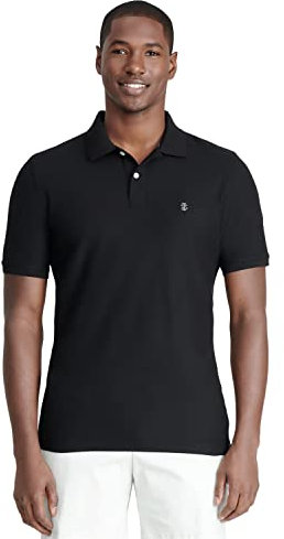 IZOD Herren Advantage Performance Solid Polo Bluse, schwarz, XX-Large