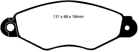 Satz EBC Greenstuff Bremsklötze DP21136