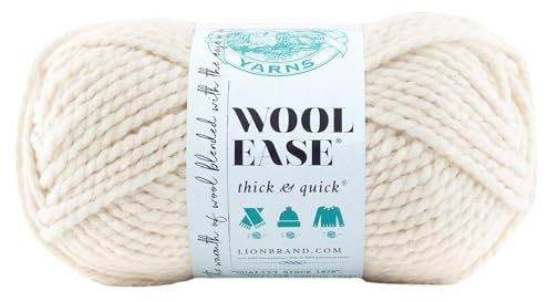 Lion Brand Yarn Company 1 Knäuel Garn Wool-Ease Thick & Quick, Fisherman