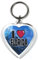 PC3721 @ Porte-clés photo en acrylique transparent, forme coeur, photo, largeur 0 mm, modèle 09015 (10 pièces)