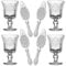 4X La Rochere Absinth Glas Amboise 260 ml + 4X Absinth Löffel Antique
