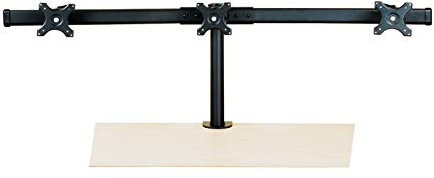 VALUE LCD-Triple-Arm Trägerstange, schwarz, Tischmontage