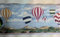 Heißluftballon Tapete Bordüre