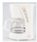 Lauson Cafetera por Goteo para 6 tazas de café, 0,625L de capacidad, Filtro de Nylon extraíble, Antigoteo y antideslizante, 600W, Blanco