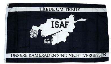 Fahne/Flagge ISAF Afghanistan Treue NEU 90 x 150 cm