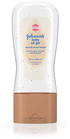 Johnson's Johnson & Johnson Baby Oil Gel Shea & Cocoa Butter 6.5 Oz (2 Pack)