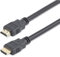 StarTech.com Cable HDMI de 50cm - Cable HDMI de Alta Velocidad con Ethernet 4K - Vídeo UHD de 4K a 30Hz - Cable HDMI 1.4 - para Monitores, Proyectores TV HDMI Ultra HD - Cable HDMI Negro (HDMM50CM)