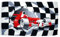 Fahne/Flagge Formel 1 Start Ziel NEU 90 x 150 cm