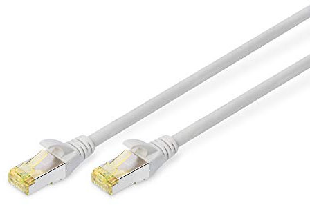 Digitus DK1644A150 Cavo Rete S-Ftp Cat.6A Doppia Schermatura Lsoh, 15 mt, Grigio, Cat-6A - 15 m, Cavo patch - S-FTP - LSZH