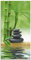 ARTland Wanddeko Glasbilder Wandbild Glas Bild einteilig 30x60 cm Hochformat Asien Wellness Zen Spa Steine Bambus Entspannung Grün T5OP