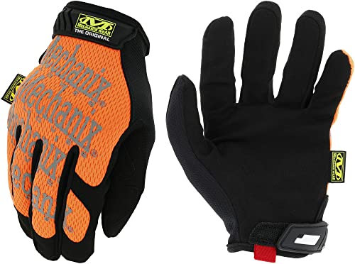 Mechanix Wear Mechanix Herren Hi-viz Original® (Medium, Fluoreszierendes Orange) Hochsichtbare Arbeitshandschuhe, Fluoreszierendes Orange, M EU