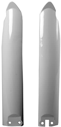 FORK COVERS KX125/250 WHITE