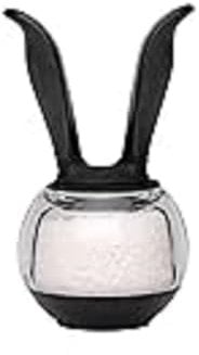 Chef'n SaltBall Salt Grinder, One Handed Refillable Salt Mill, Adjustable from Ultra-Fine to Coarse, 8 x 8 x 15 cm, Black