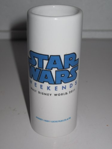 Disney White Star Wars Weekend 2011 Ceramic Tall Shot Glass by Disney
